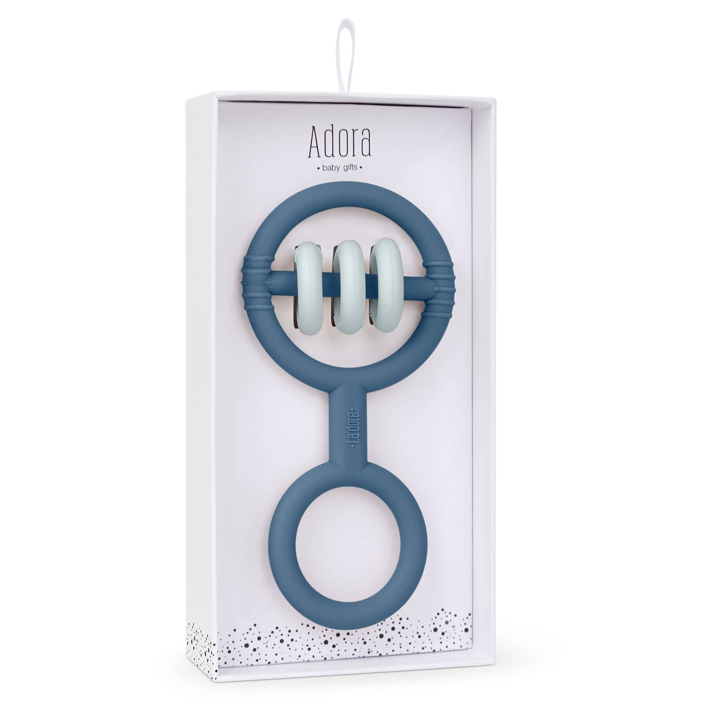 Bebe Rattle Teether - Denim