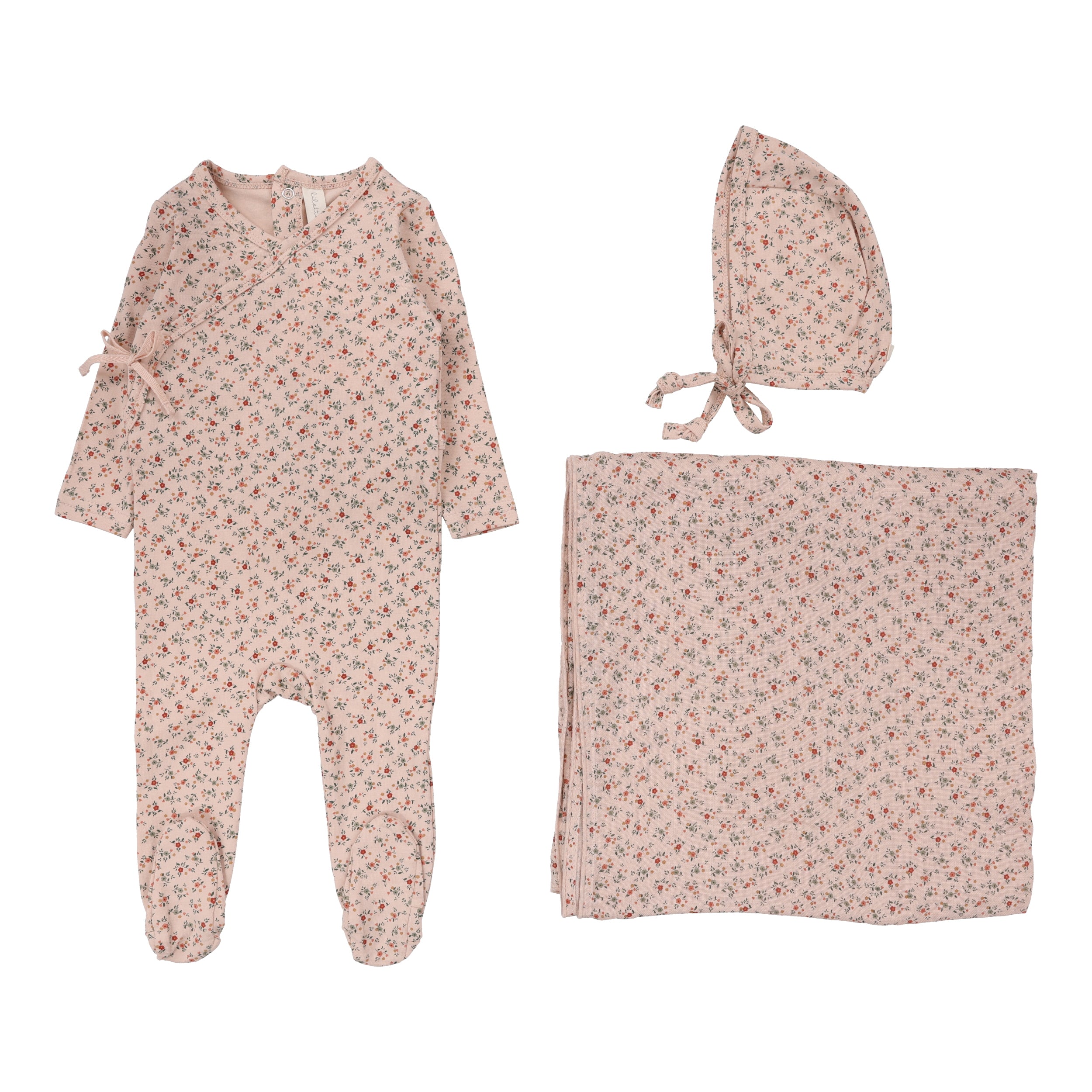 Terry Footie Set-Petal main image 0