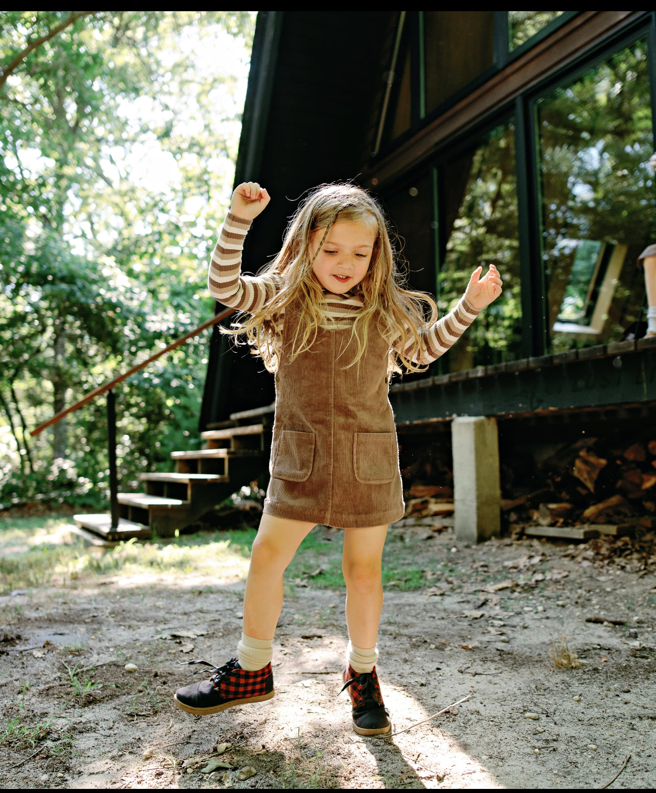 Corduroy Jumper – Little Bows To Toes