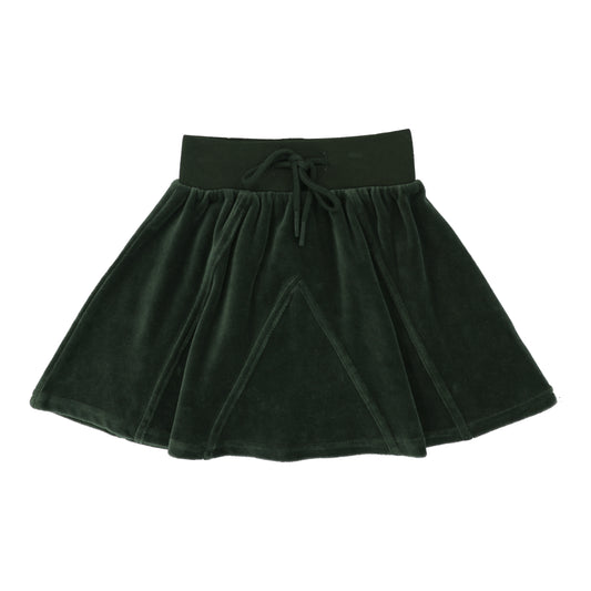 Velour Skirt- Green