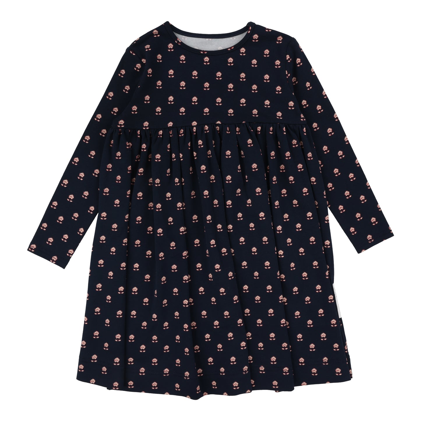 Vintage Floral Dress  Navy