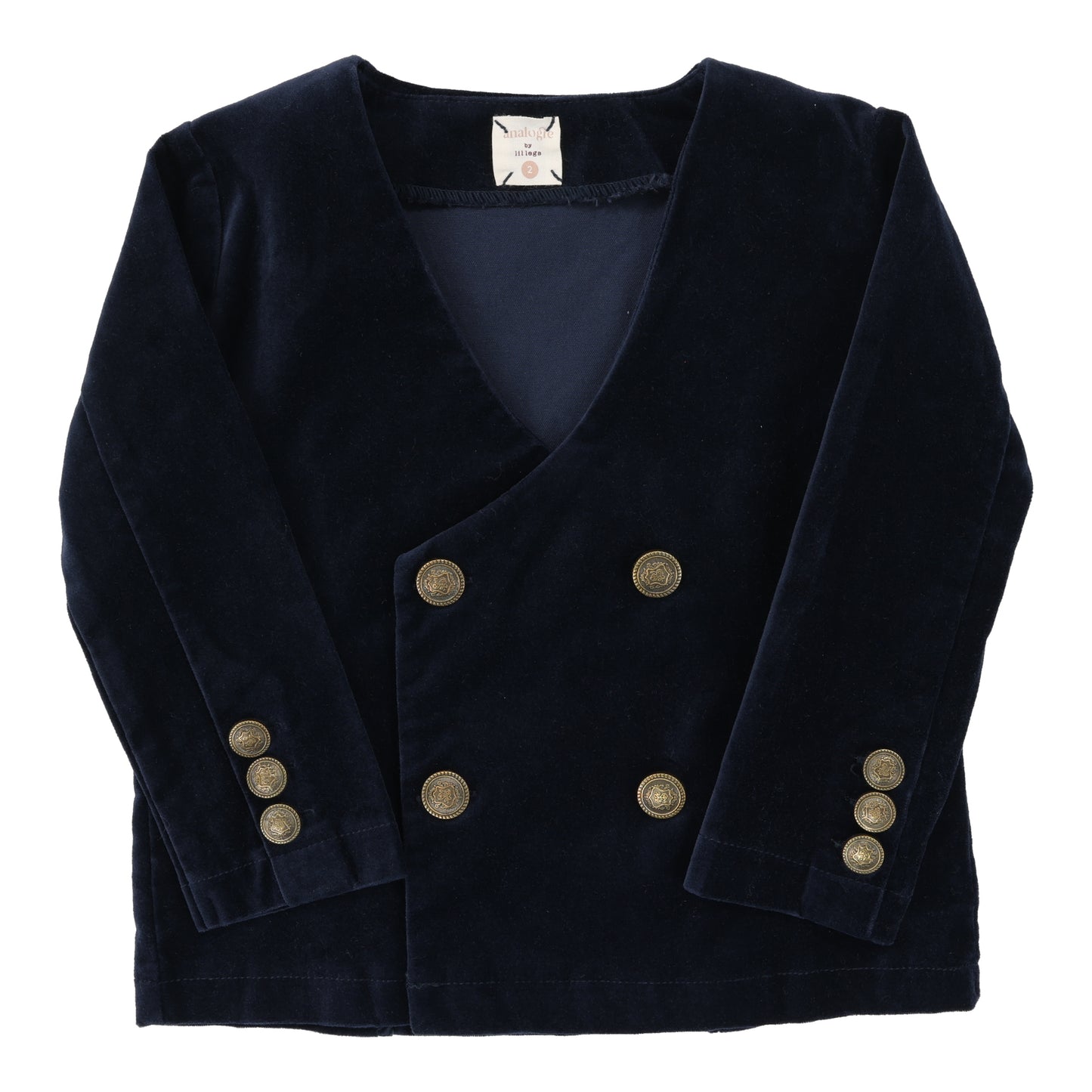 Velvet Blazer- Navy