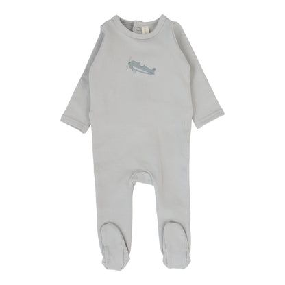 Graphic Footie Set  Pale Blue