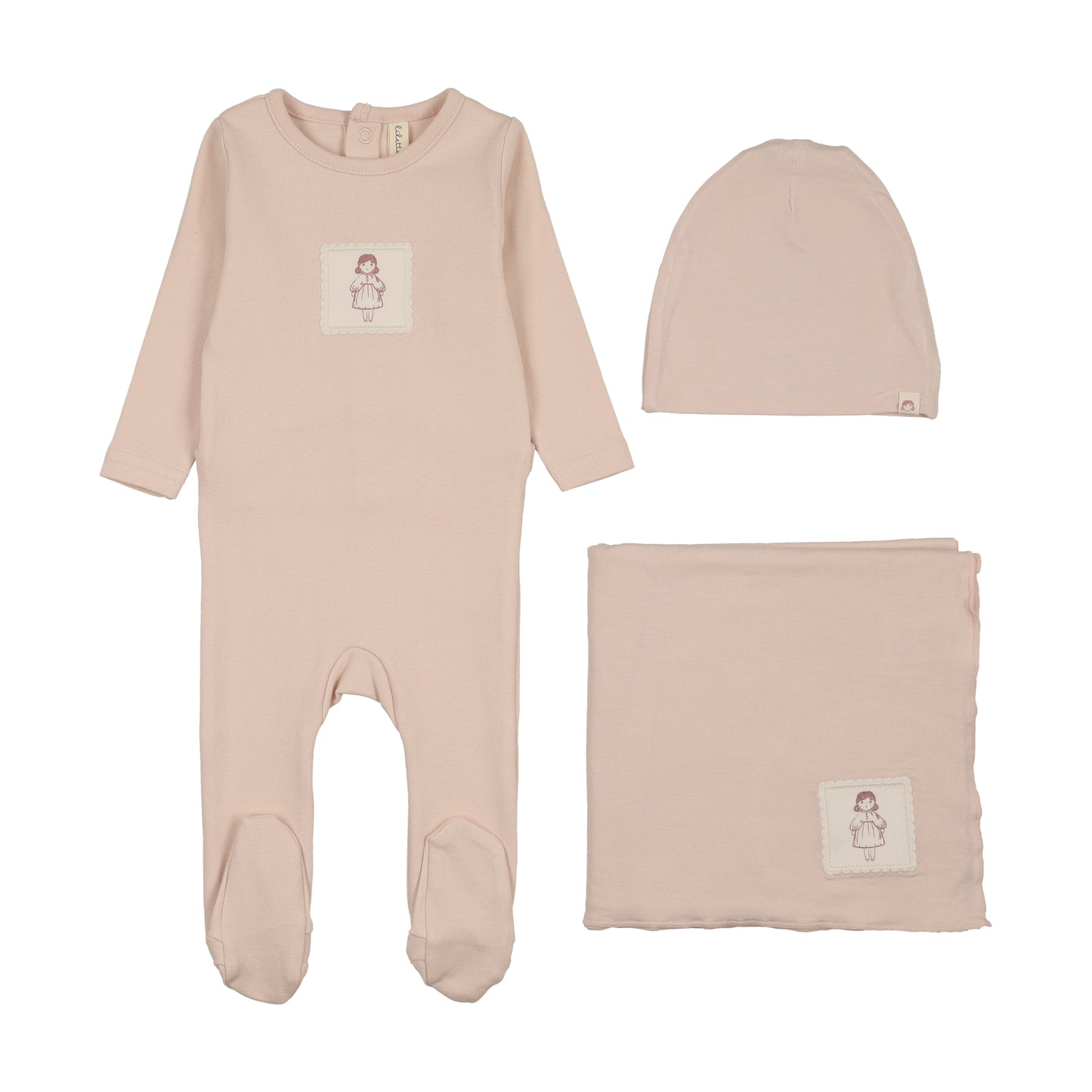 Graphic Tag Layette Set