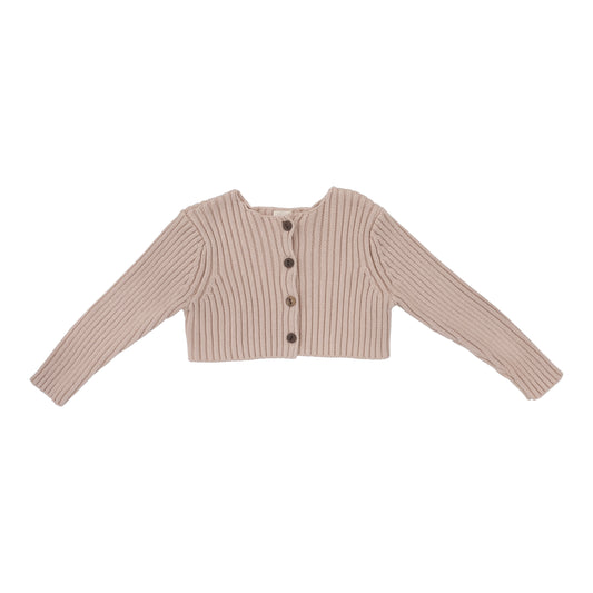 Rib Knit Shrug- Pink