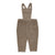 Bib Overalls- Taupe