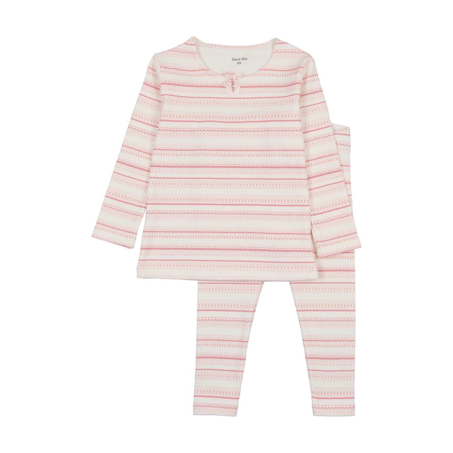 Bee and Dee Alphastripes Pjs