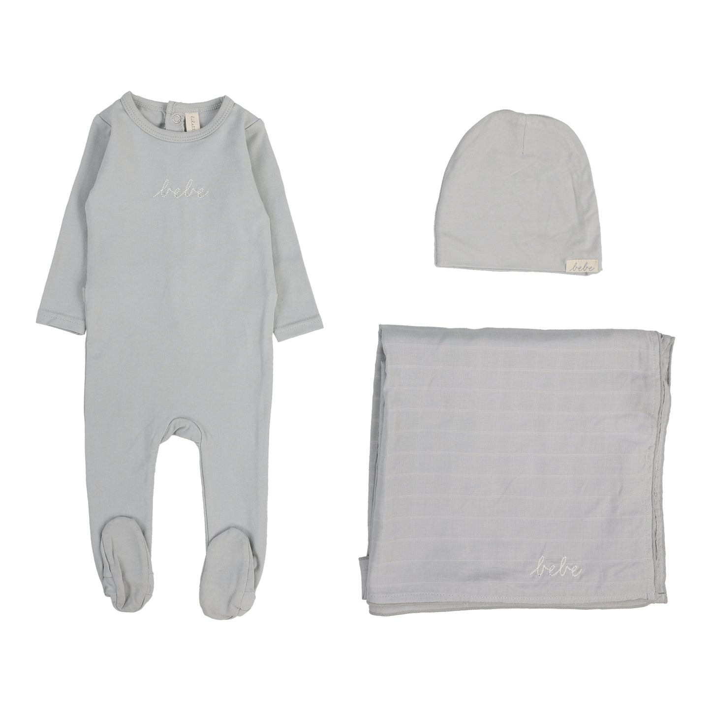 Take Me Home Bebe Layette Set  Pale Blue