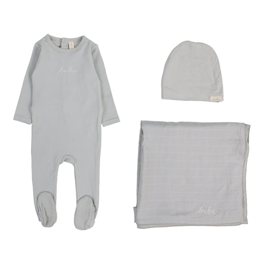 Take Me Home Bebe Layette Set  Pale Blue