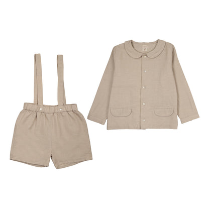 Linen Suit - Wheat