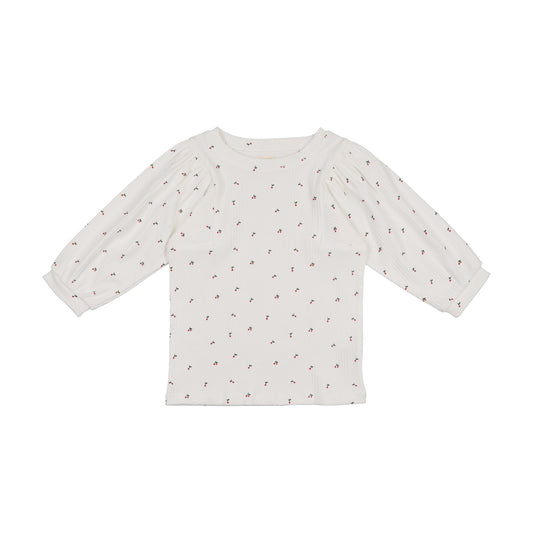 Denim Capsule Girls Tee 3/4 - White