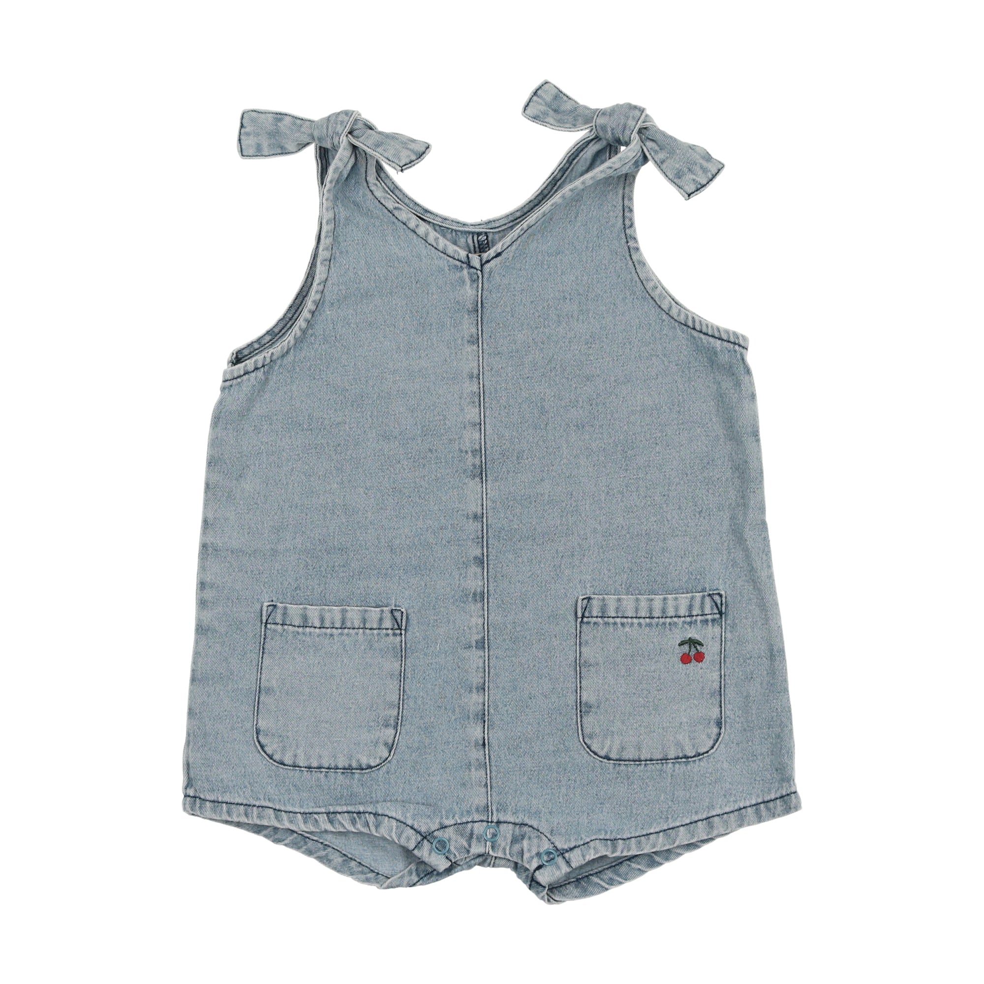 Stonewash Girls Romper