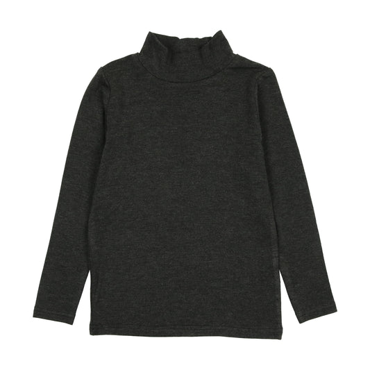 Bamboo Mockneck- Grey