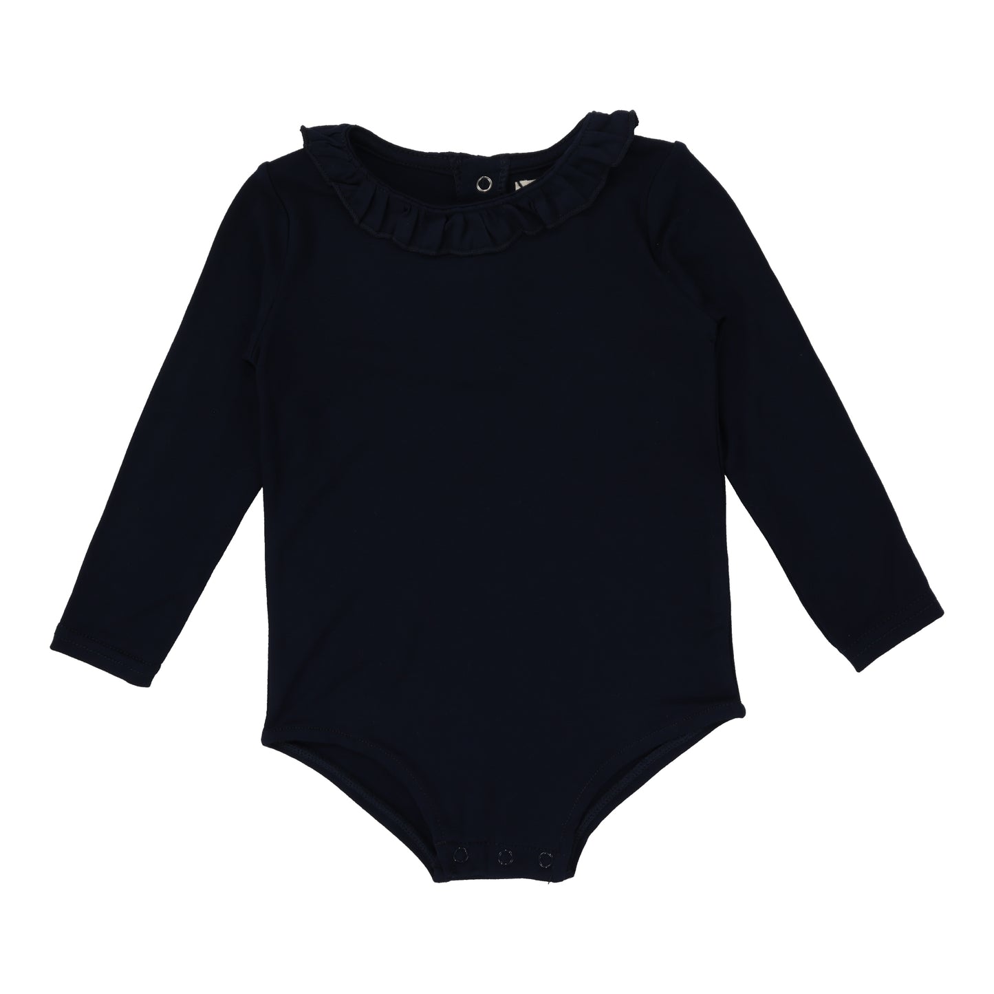 Ruffle Onesie- Navy