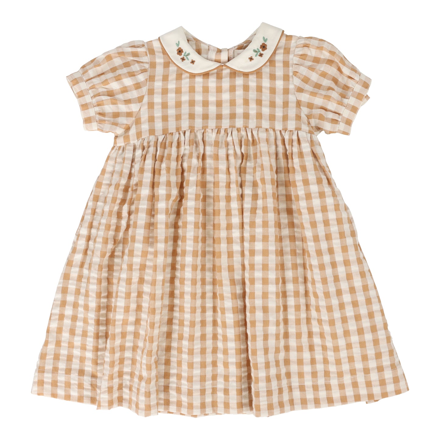 Gingham Dress Short Sleeves