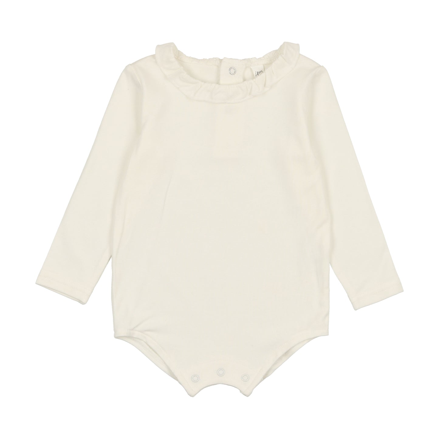 Ruffle Onesie- Cream