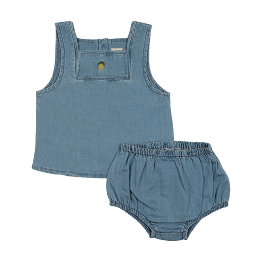 Denim Capsule Toddler Boy Set - Blue Tencel