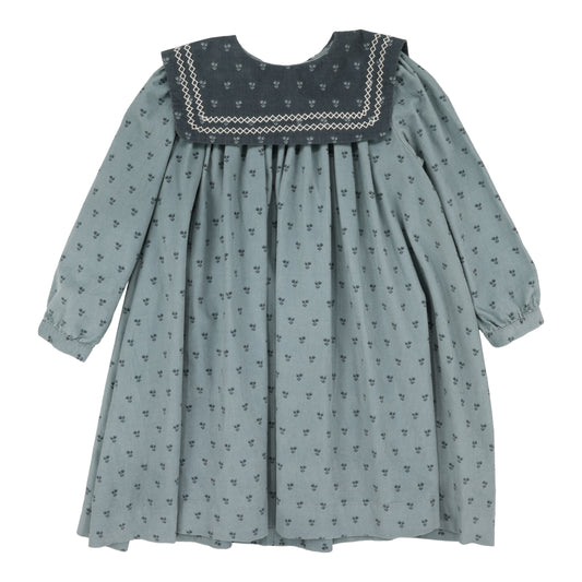 Primrose Dress  Dusty Blue