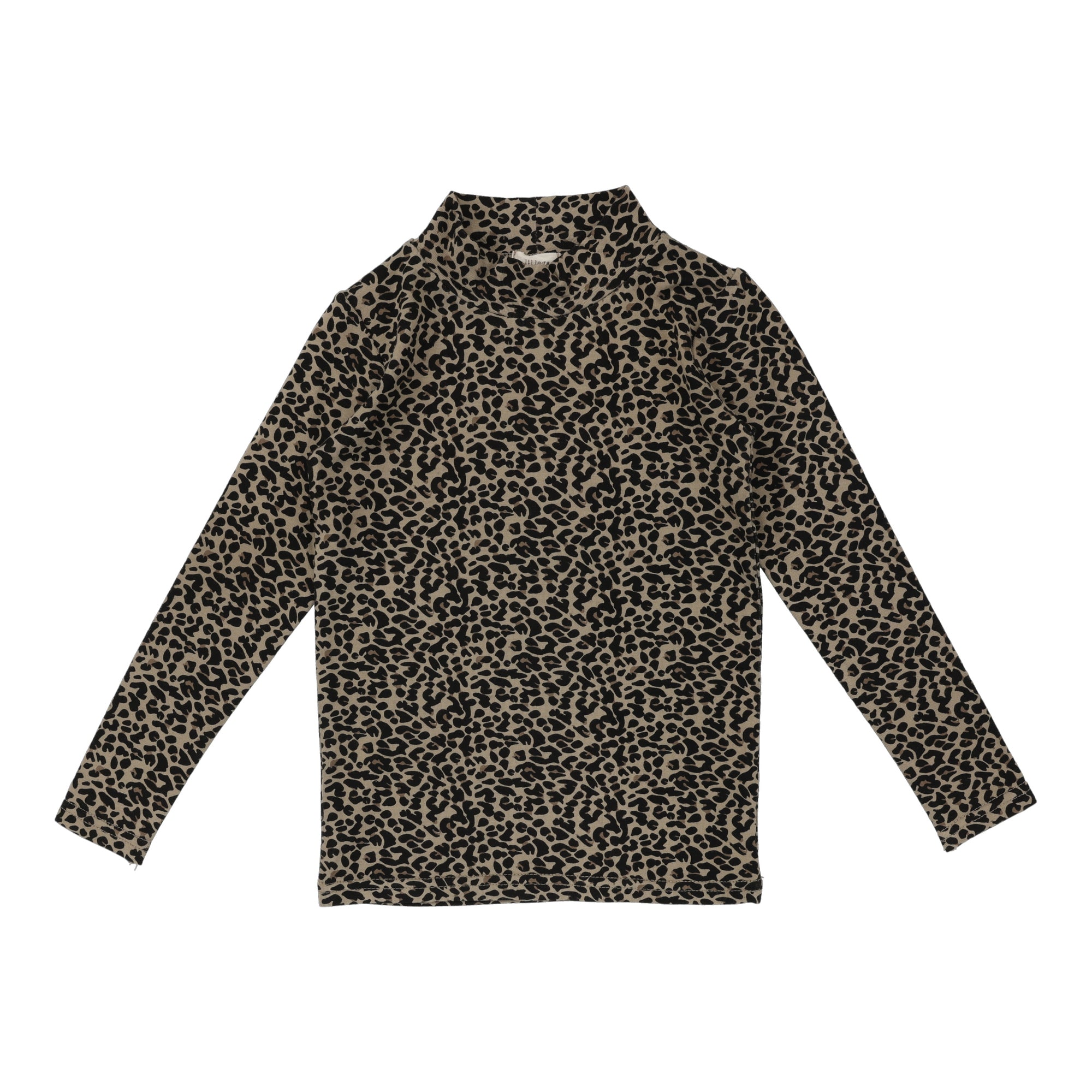 Printed Mockneck- Leopard