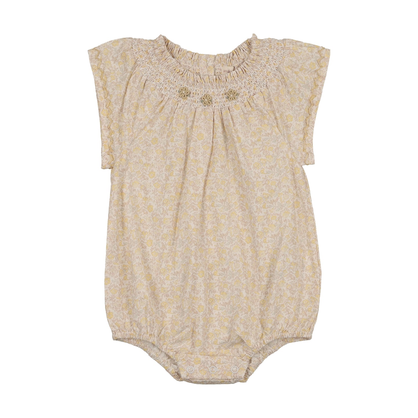 Sunny Blossom Flutter Romper