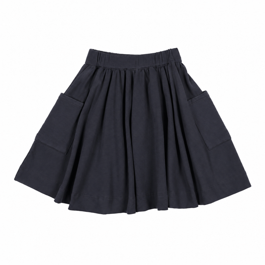 CIRCLE SKIRT- NAVY