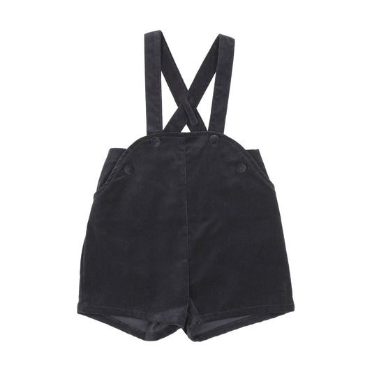 VELVET OVERALLS- NAVY