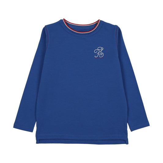 Outer Field Long Sleeve Tee - Electric Blue