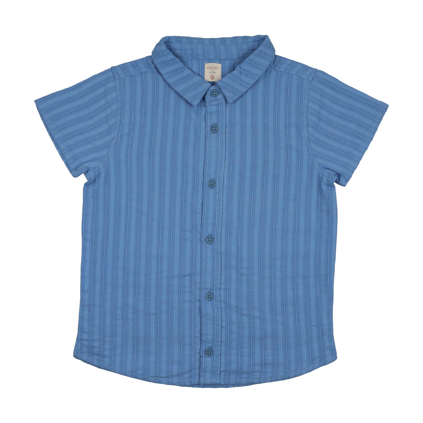 Downtown Boys SS Button Down Shirt - Fresh Blue