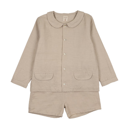 Linen Suit - Wheat