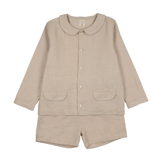 Linen Suit - Wheat