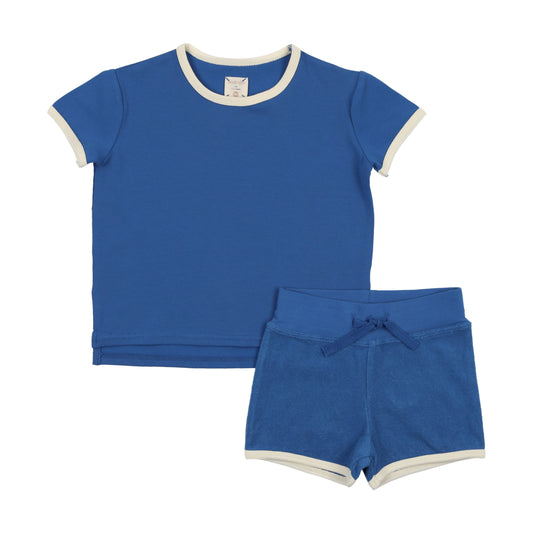 Terry Boys Basket Set- Royal Blue