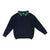 Varsity Sweatshirt Polo- Navy