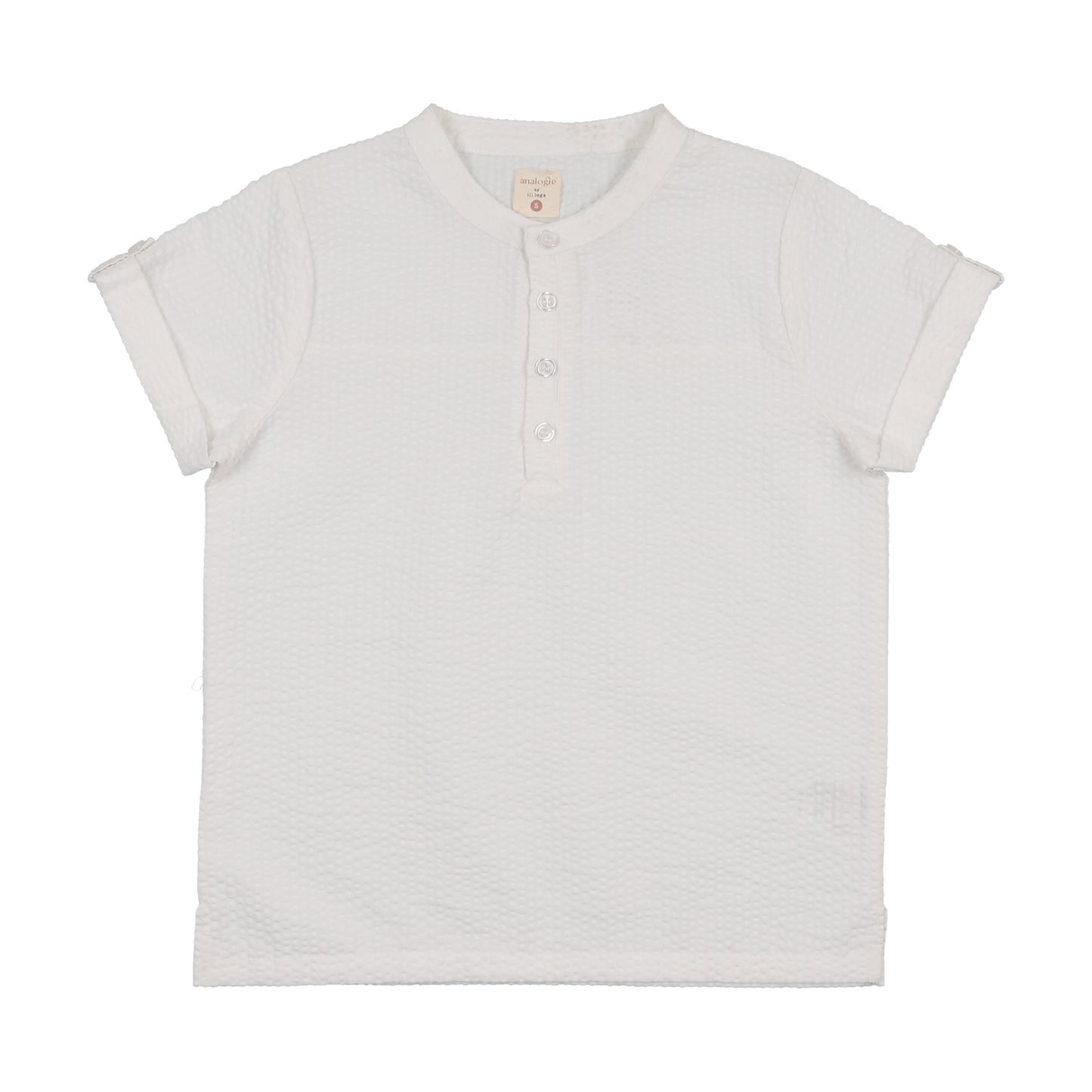 Dress Shirt - Mandarin Collar - White