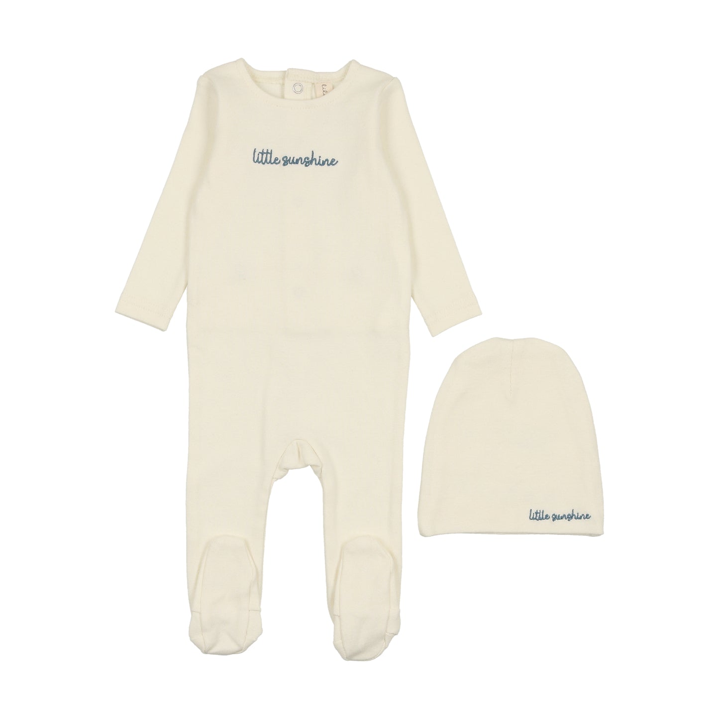 Cotton Word Footie Set