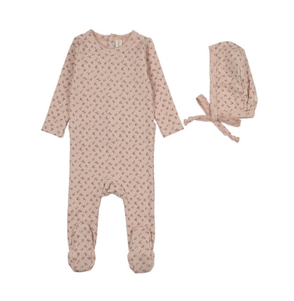 CHERRY BLOSSOM LAYETTE SET- PALE PINK