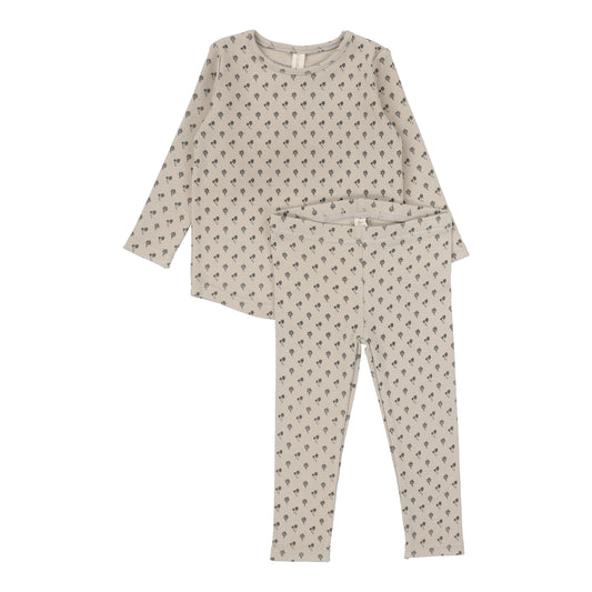 Ballard Print Lounge Set  Oat