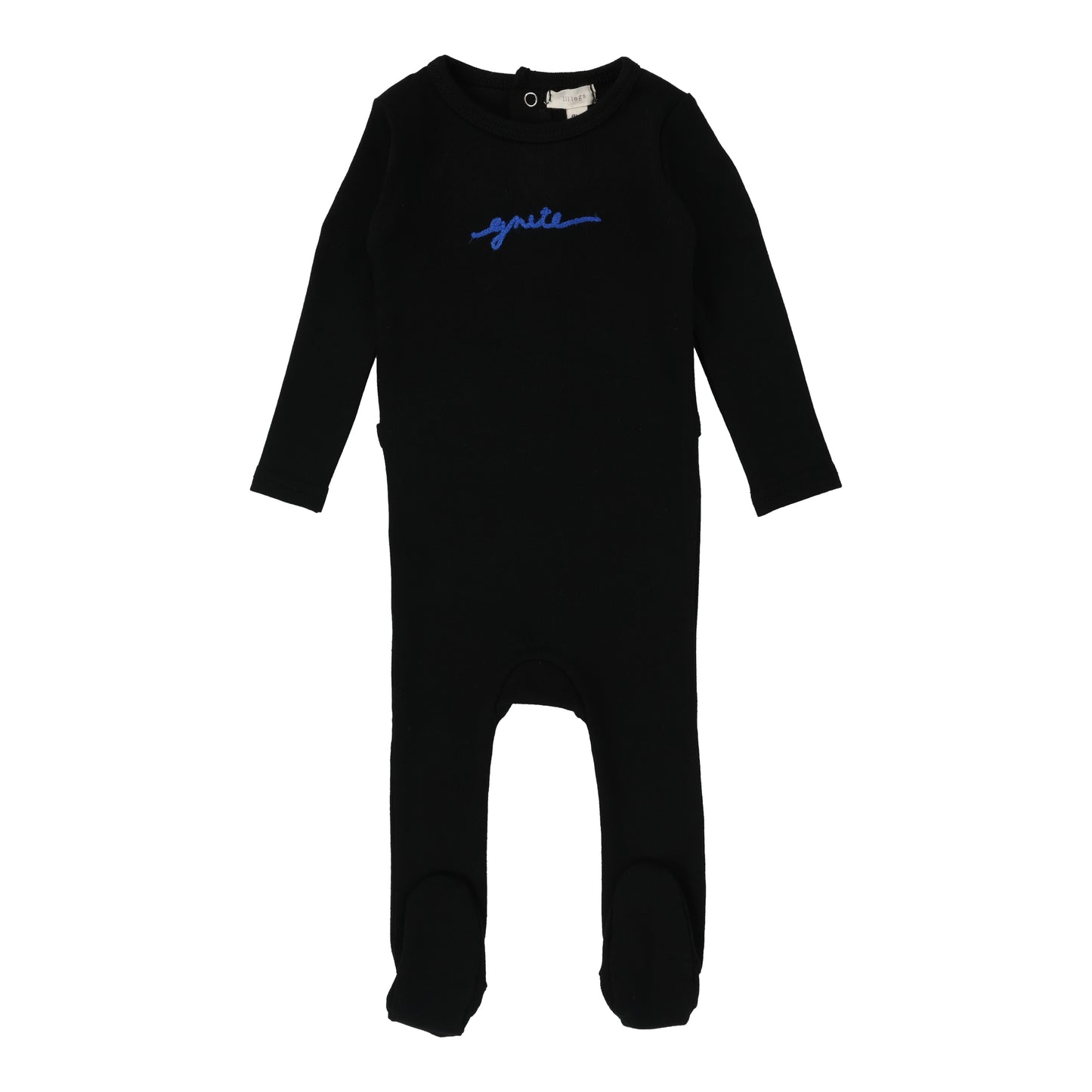 Gnight Footie- Black/Blue