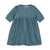 Denim Tencil Panel Three Quarter Sleeve Dress