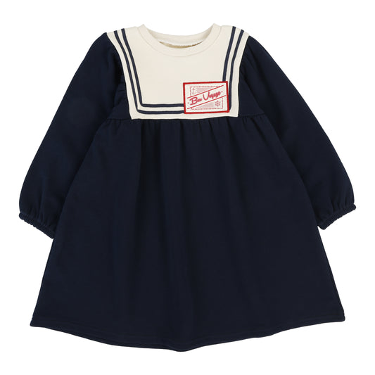 Bon Voyage Dress  Navy