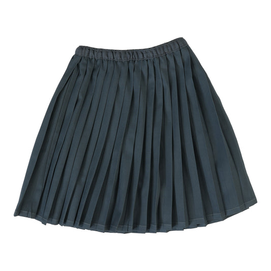 Knife Pleated Skirt  Slate