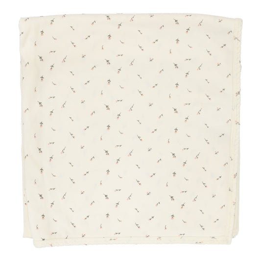 Printed Blanket- Scattered Branches Ivory