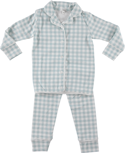 Bonjoy Gingham Grandpa PJs