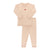 Elys & Co Cotton Embroidered Pink Heart Set