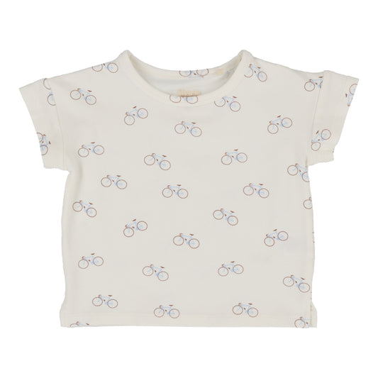 All Over Bike Tee- White