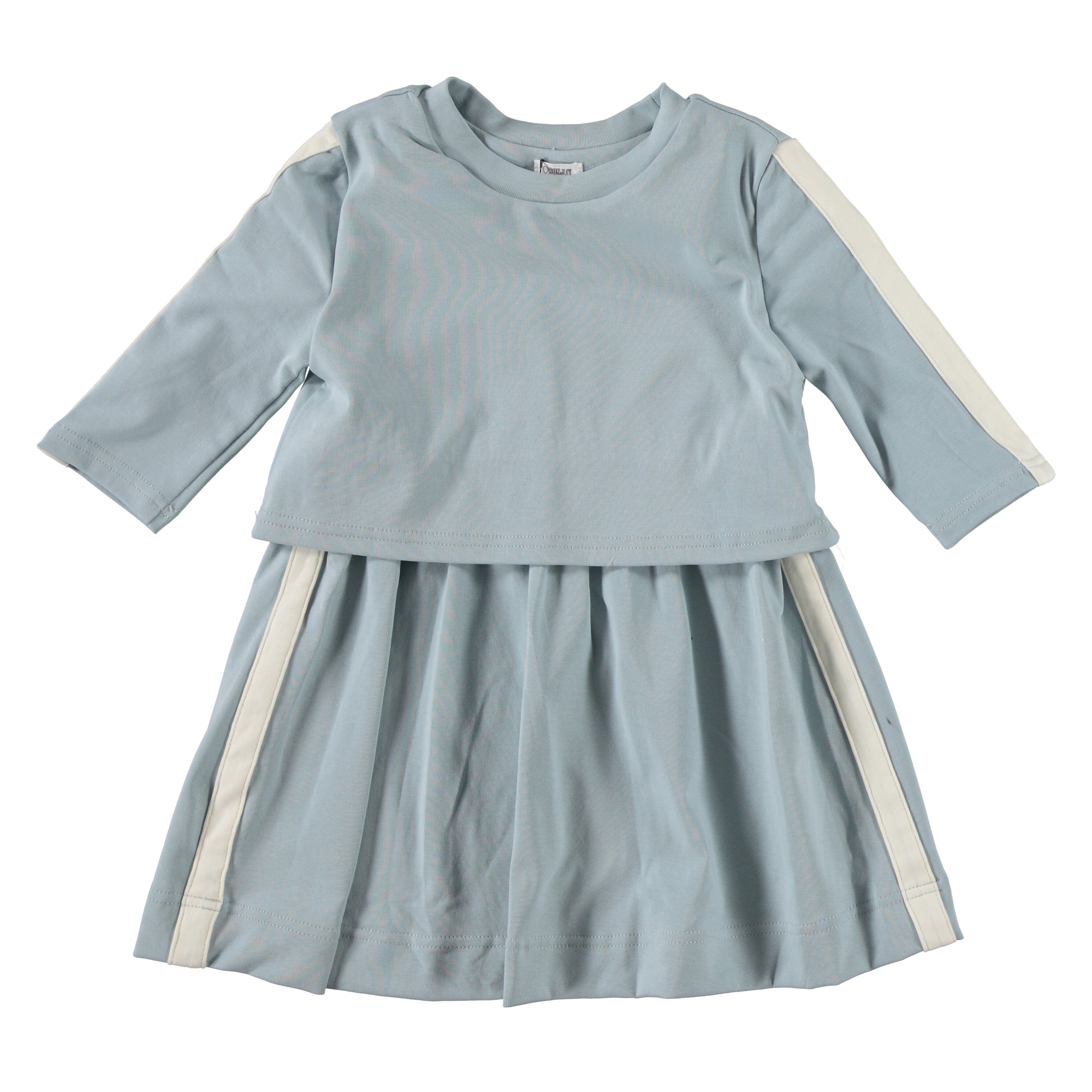 Bonjoy Piping Overlay Dress 3/4 Sleeves