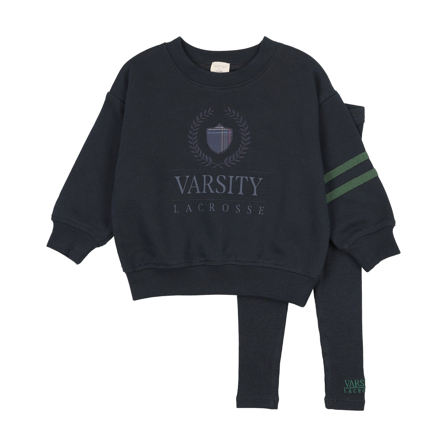 FAN CLUB BOYS SWEATSHIRT SET BLOGO- NAVY