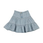 Denim Tiered Skirt