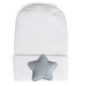 Hospital Hat - Linen Powder Blue Star