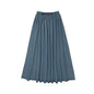 Denim Drawstring Maxi