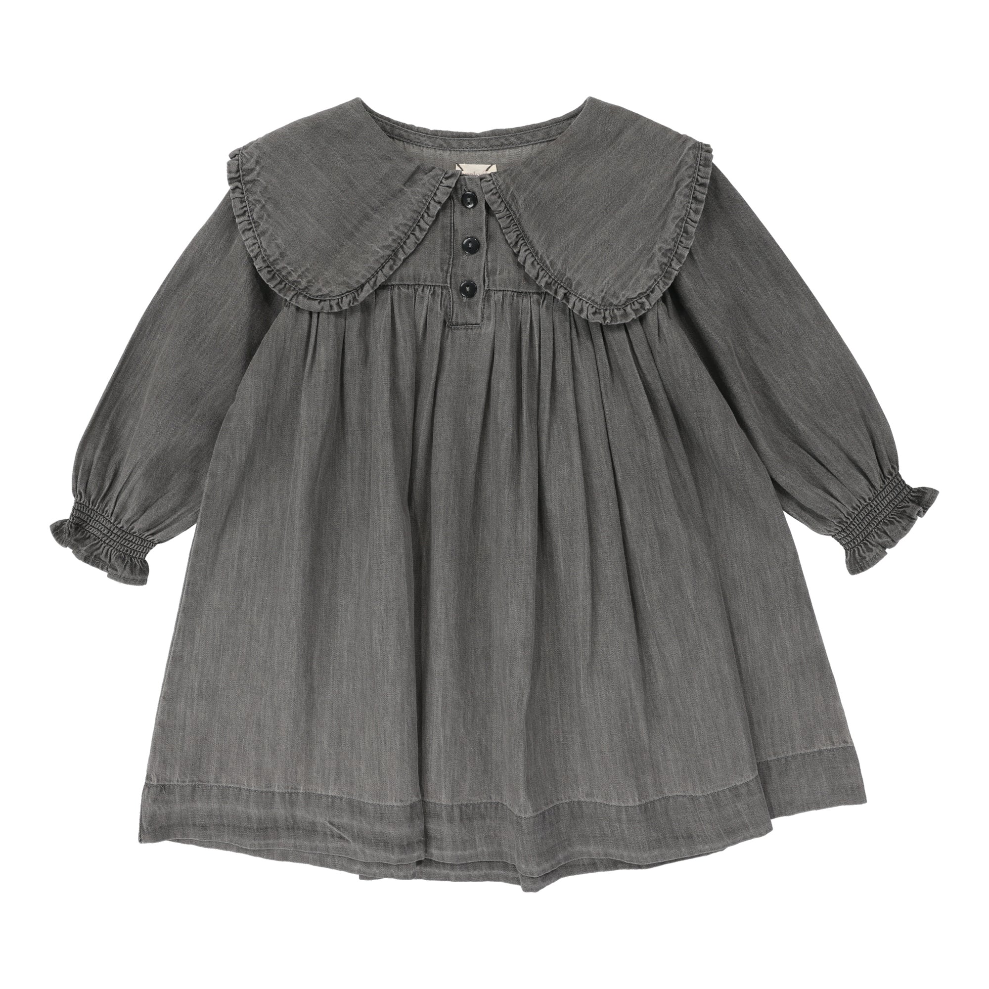 Denim Tencel Dress- Grey Wash